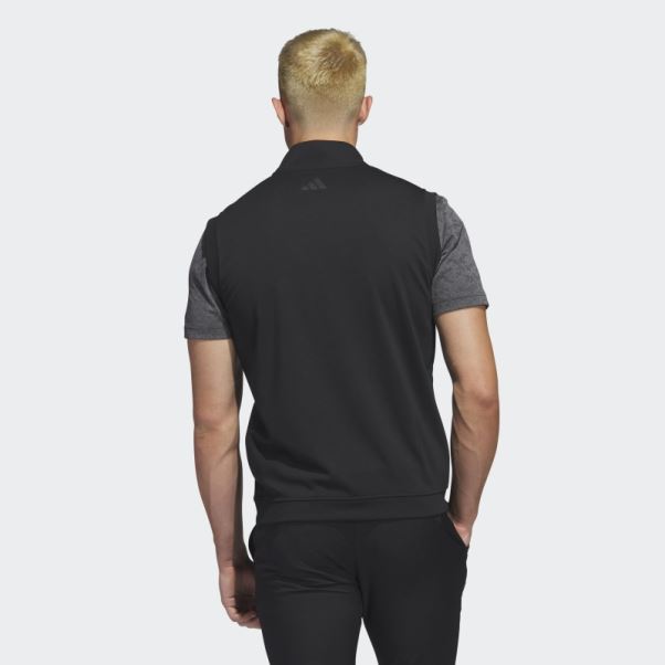 Adidas High 1/4-zip Pull Gilet Noir