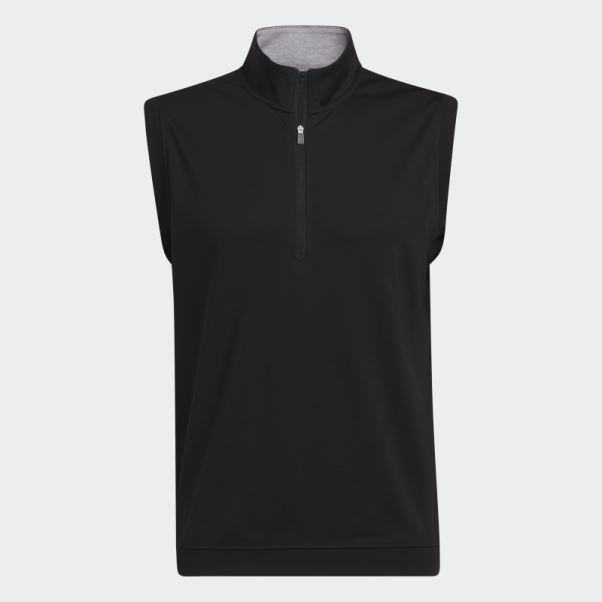 Adidas High 1/4-zip Pull Gilet Noir