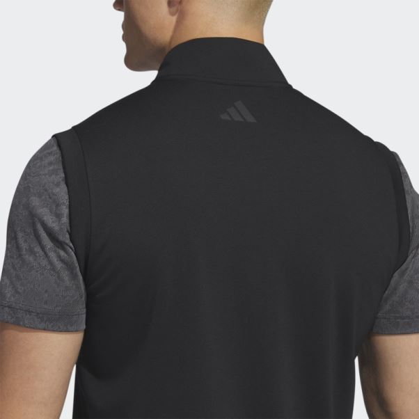 Adidas High 1/4-zip Pull Gilet Noir