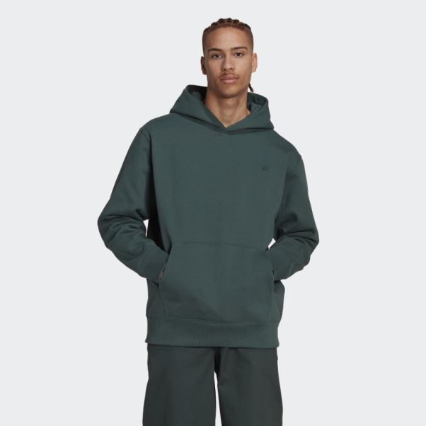Sweat à Capuche Adidas Adicolor Contempo Vert Minéral