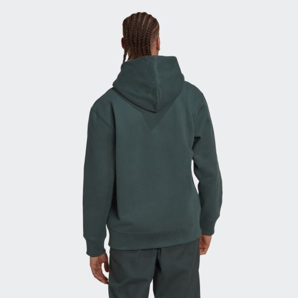 Sweat à Capuche Adidas Adicolor Contempo Vert Minéral