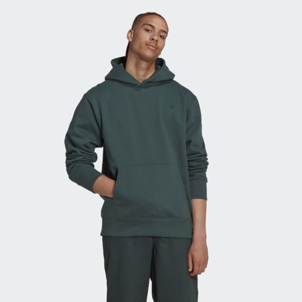 Sweat à Capuche Adidas Adicolor Contempo Vert Minéral