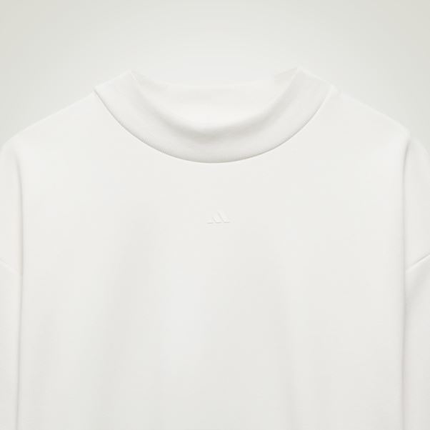 Sweat Adidas Basketball Crew Blanc Mode