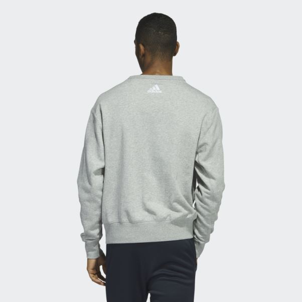 Sweat Gris Moyen Diables Vintage Crew Adidas