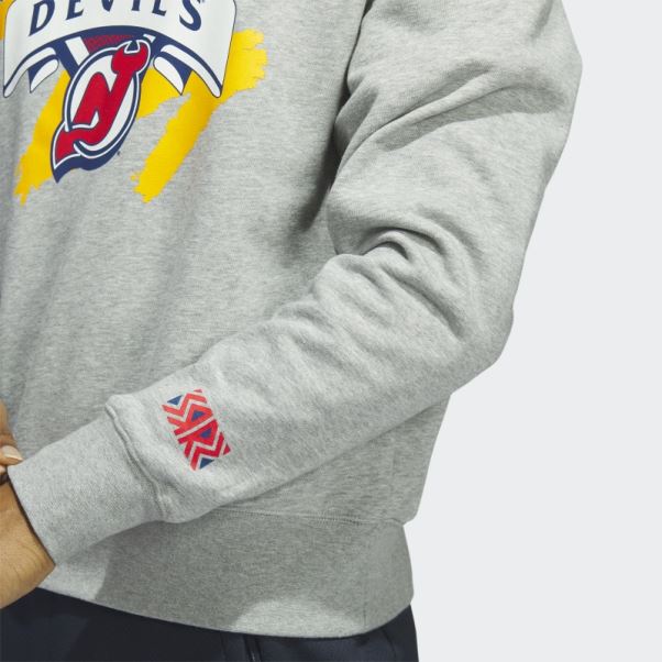 Sweat Gris Moyen Diables Vintage Crew Adidas