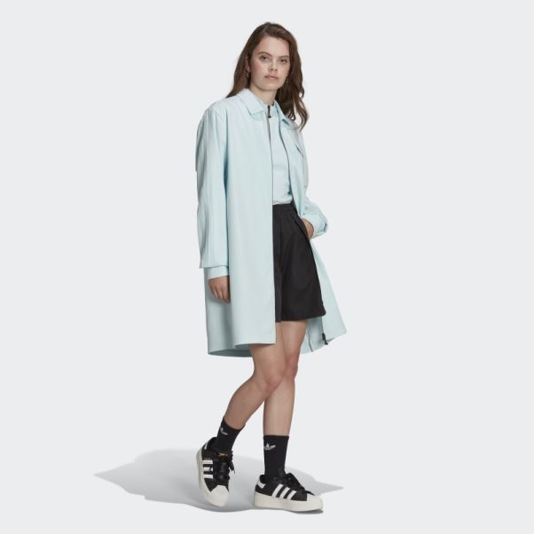 Bleu Adidas Adicolor Contempo Chemise Habillée Sur Mesure (neutre)