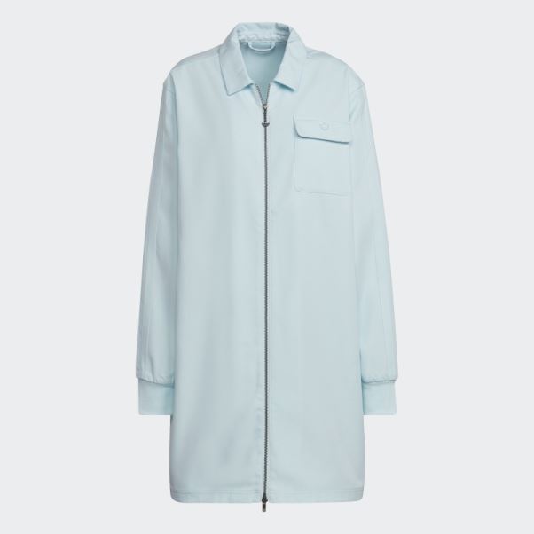 Bleu Adidas Adicolor Contempo Chemise Habillée Sur Mesure (neutre)