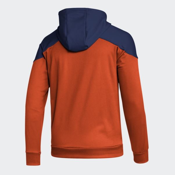 Sweat à Capuche Oilers Orange Adidas