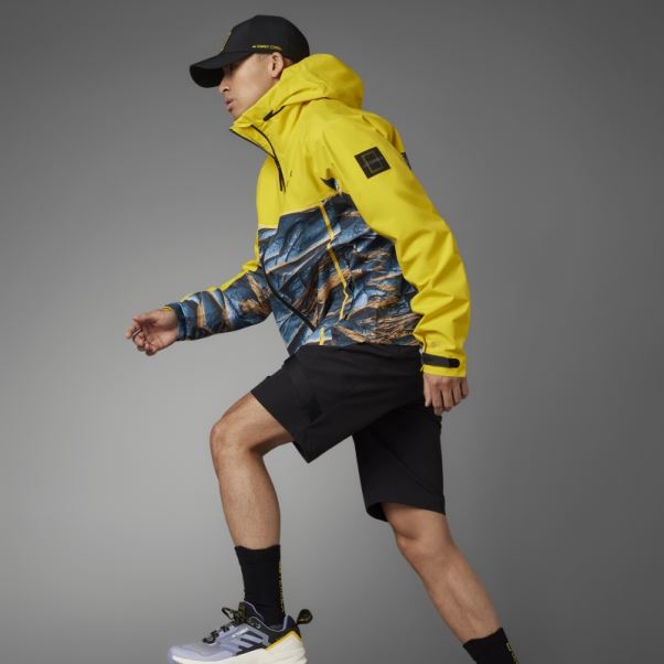 Veste Eqt Adidas National Geographic Rain.rdy Jaune