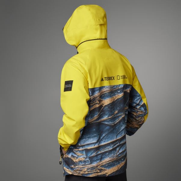 Veste Eqt Adidas National Geographic Rain.rdy Jaune