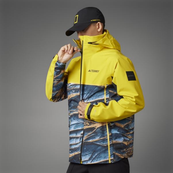 Veste Eqt Adidas National Geographic Rain.rdy Jaune
