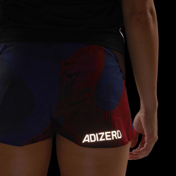 Short Fendu Adidas Adizero Running Fuchsia