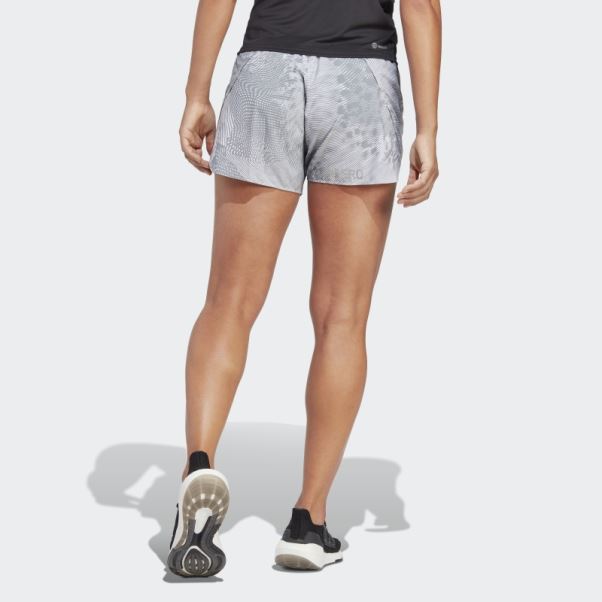 Adizero Running Split Shorts Adidas Blanc