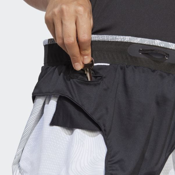 Adizero Running Split Shorts Adidas Blanc