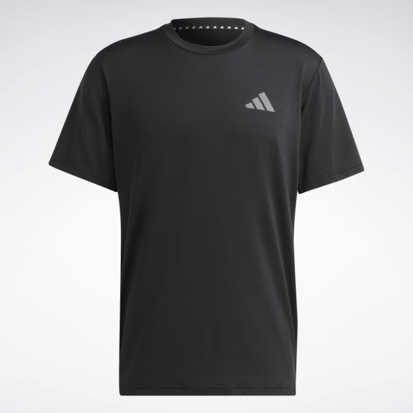 T-shirt D'entraînement Stretch Saisonnier Adidas Train Essentials Noir