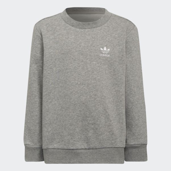 Adidas Adicolor Crew Set Gris Moyen