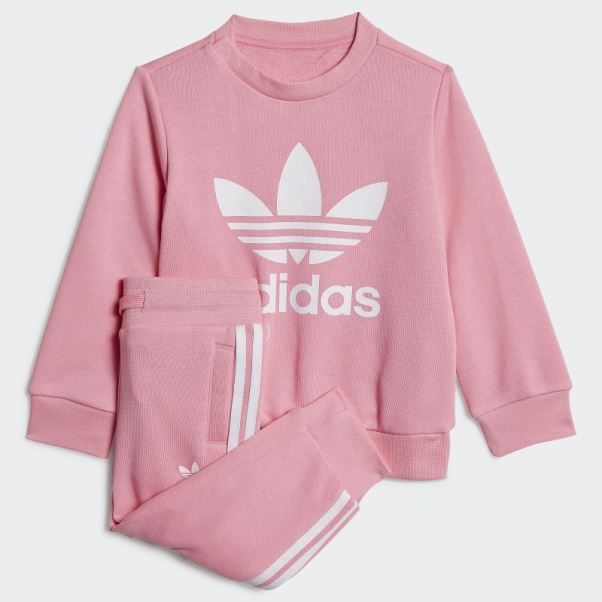 Ensemble Sweat Ras Du Cou Adidas Rose