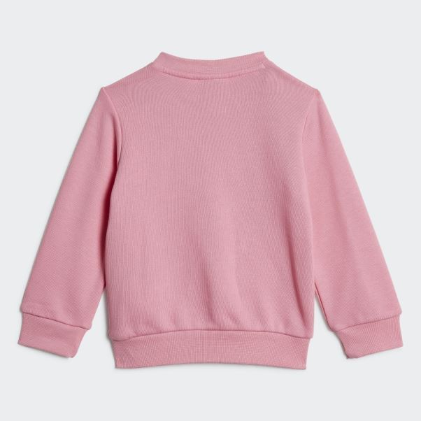 Ensemble Sweat Ras Du Cou Adidas Rose