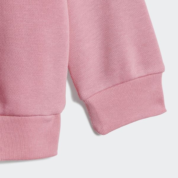 Ensemble Sweat Ras Du Cou Adidas Rose