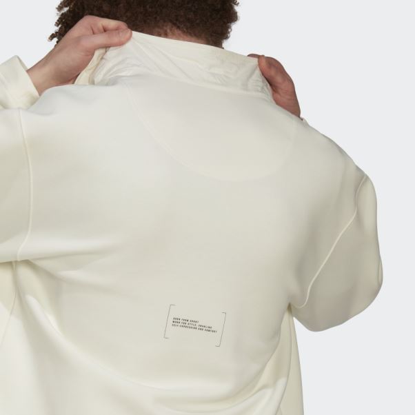 Veste D'entraîneur Adidas Blanche