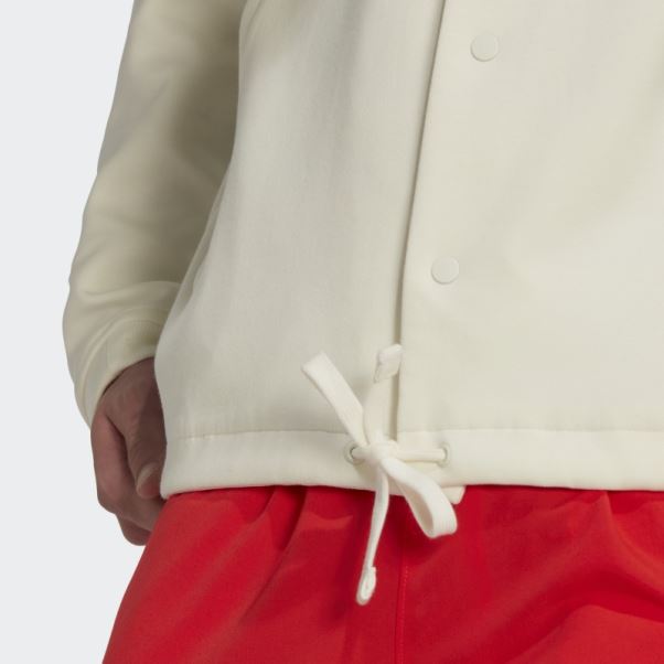 Veste D'entraîneur Adidas Blanche