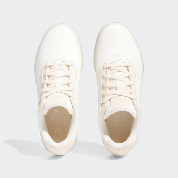 Chaussures De Golf Adidas Retrocross Sans Crampons Blanches élégantes