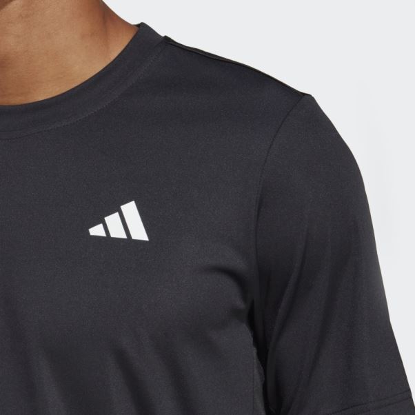 Tee Shirt Club Tennis Adidas Noir