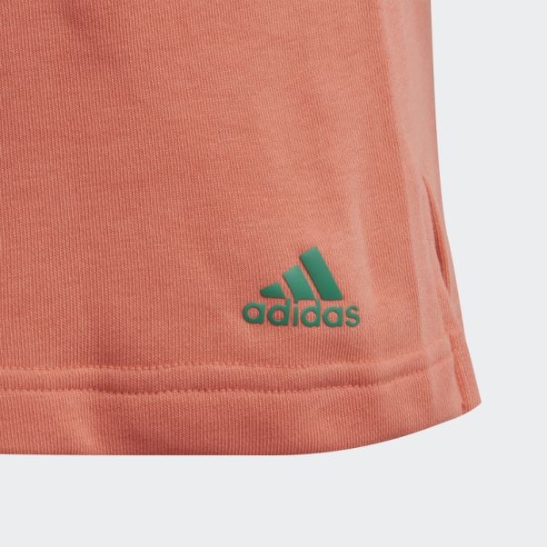 Robe Graphique à Capuche Adidas Corail Summerglam