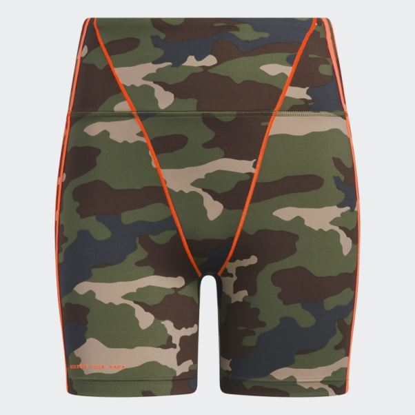 Adidas Short De Vélo 9 Pouces Orange