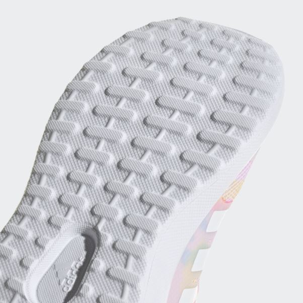 élégant Or Adidas Fortarun 2.0 Cloudfoam Sport Running élastique Dentelle Top Sangle Chaussures