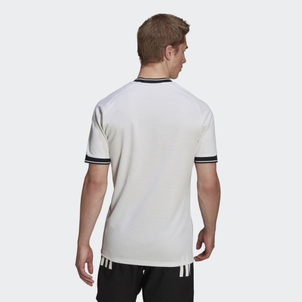 Maillot All Blacks Primeblue Réplique Extérieur Adidas Blanc