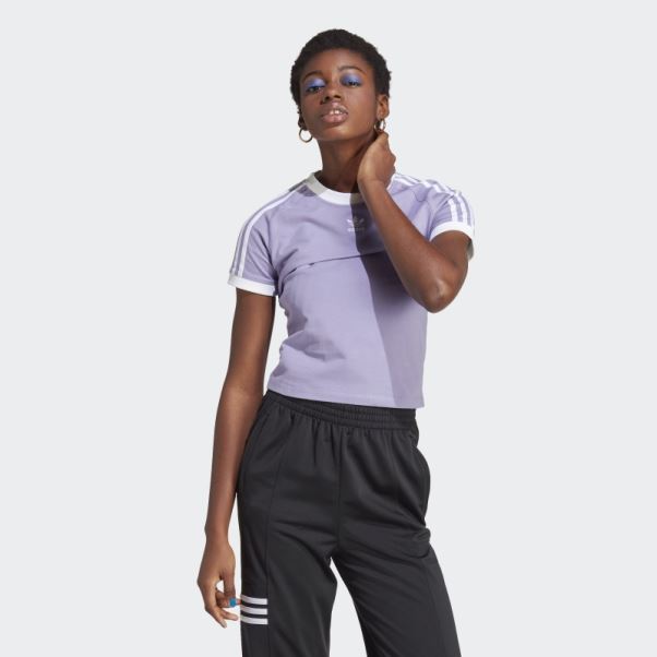 T-shirt Toujours Original Lilas Adidas