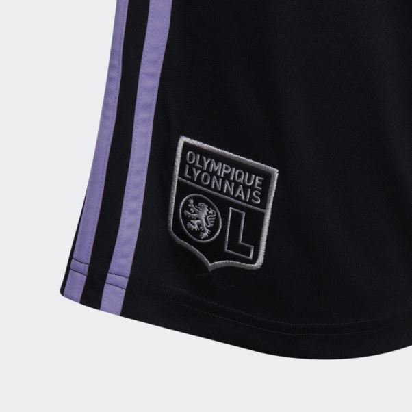 Short Troisième Olympique Lyonnais 22/23 Adidas Noir