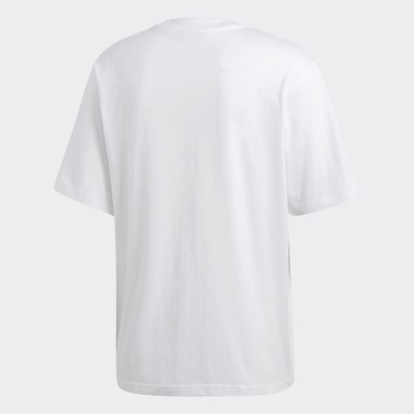 T-shirt Adidas Oversize Trèfle Blanc