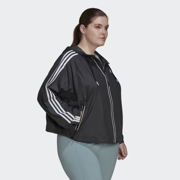 Coupe-vent Bsc 3 Bandes (taille Plus) Adidas Noir