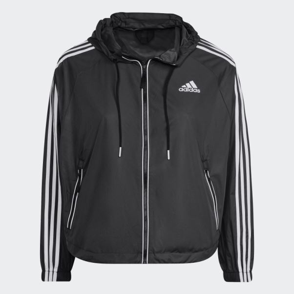 Coupe-vent Bsc 3 Bandes (taille Plus) Adidas Noir