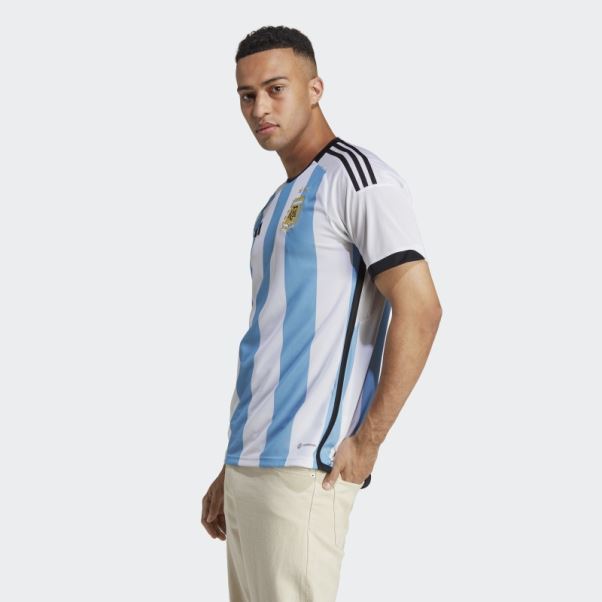 Adidas Argentine 22 Maillot Domicile Blanc