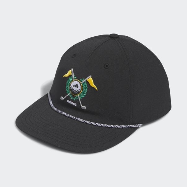 Casquette à Cinq Panneaux Adidas Retro Noire