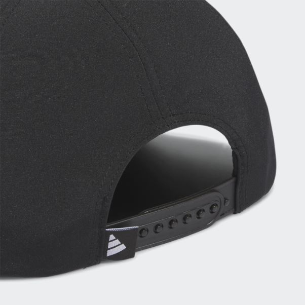 Casquette Rétro à Cinq Panneaux Adidas Noir