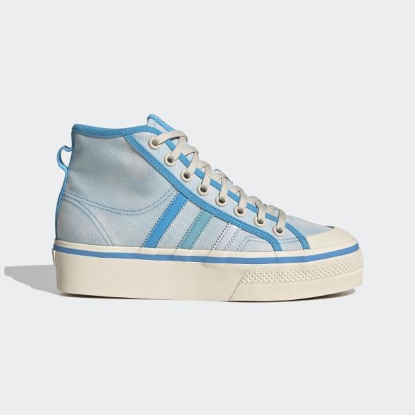 Adidas Nizza Platform Mid Chaussures Blanc