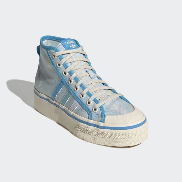 Adidas Nizza Platform Mid Chaussures Blanc