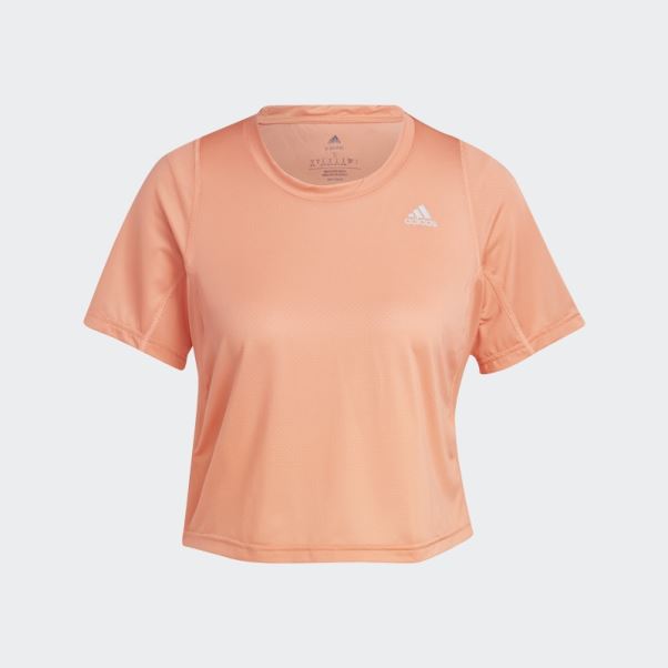 T-shirt De Course Rapide Corail Adidas