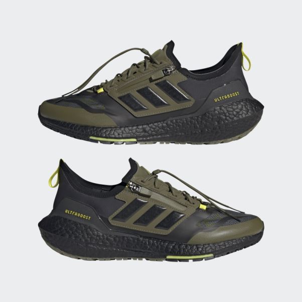Chaussures Ultraboost 21 Gore-tex Olive Adidas
