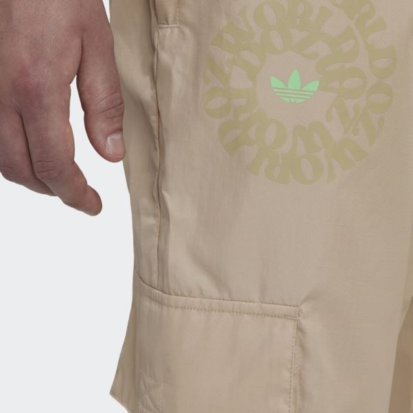 Adidas Pantalon Cargo Beige Graphique Ozworld