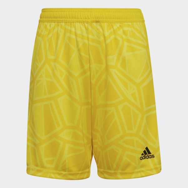 Short De Gardien Condivo 22 Jaune Adidas