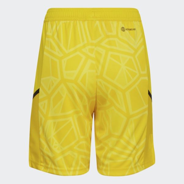 Short De Gardien Condivo 22 Jaune Adidas