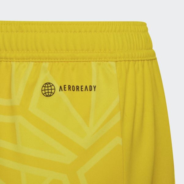 Short De Gardien Condivo 22 Jaune Adidas