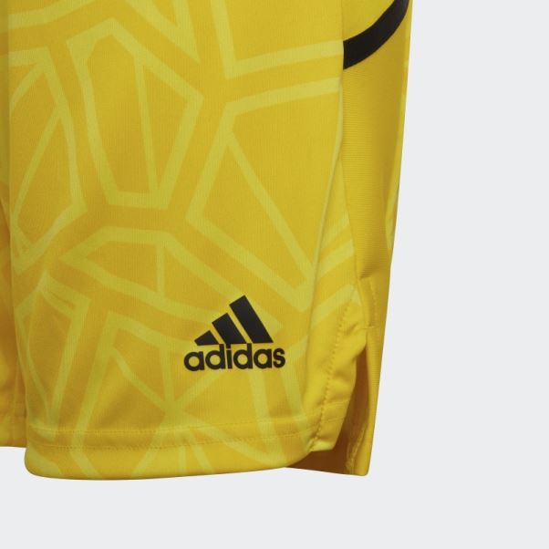 Short De Gardien Condivo 22 Jaune Adidas