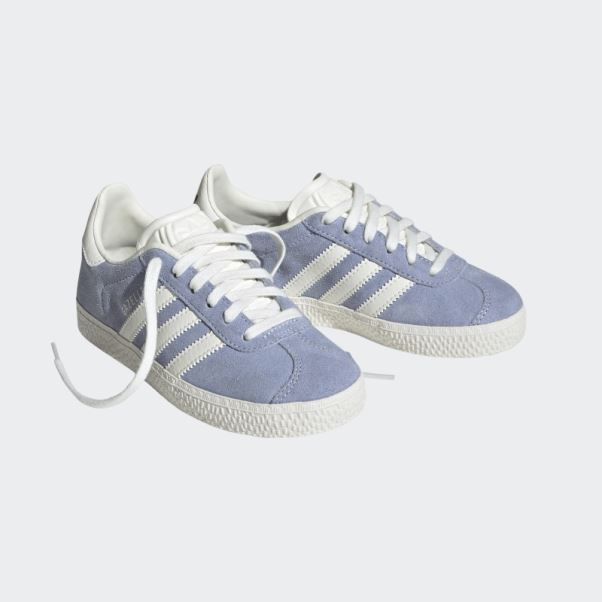 Gazelle Chaussures Adidas Bleu Aube