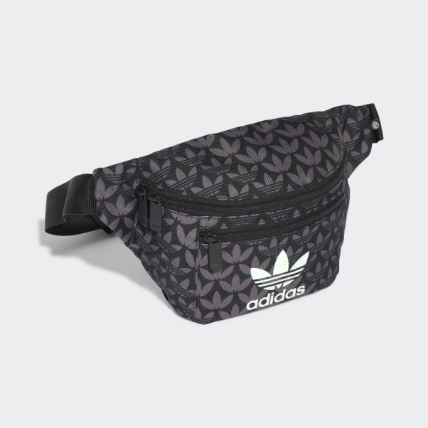 Sac Banane Monogramme Noir Adidas